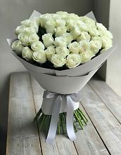 Букет 35 Белых роз #REPLACE_PRED# Константиновской Краснодарского края