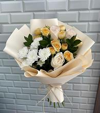 Букет цветов из:  Розы и Хризантемы #REPLACE_PRED# Константиновской Краснодарского края