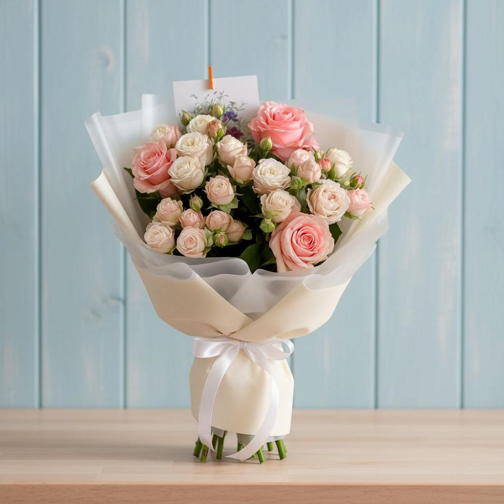 Букет цветов из: Розы в Константиновской Краснодарского края