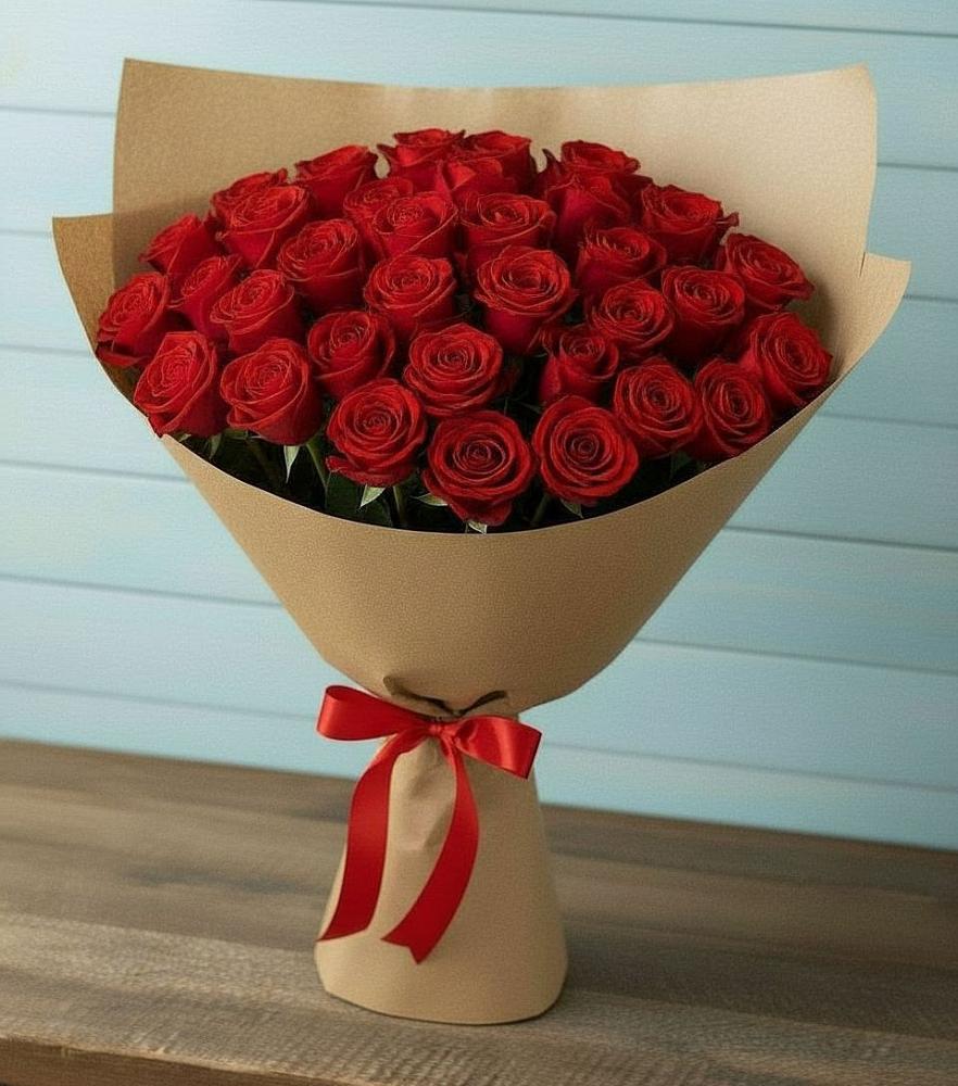Букет Красные розы Милано в Константиновской Краснодарского края