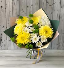 Букет цветов из:  Хризантемы #REPLACE_PRED# Константиновской Краснодарского края