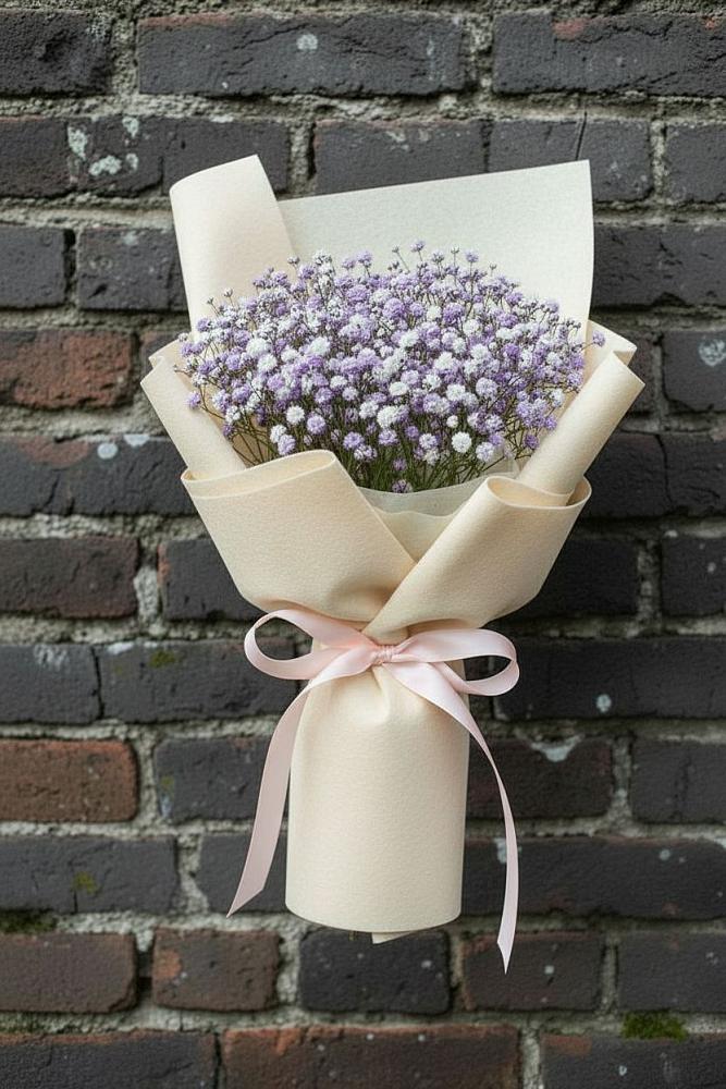 Букет цветов из: Гипсофила в Константиновской Краснодарского края