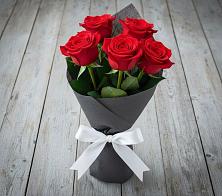 Букет 5 Красных роз Эдлесс Лав #REPLACE_PRED# Константиновской Краснодарского края