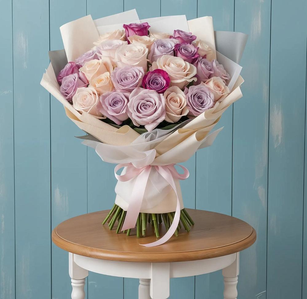 Букет цветов из: Розы в Константиновской Краснодарского края