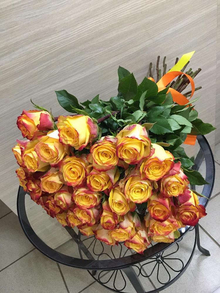 Букет Желтые розы в Константиновской Краснодарского края