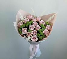 Букет цветов из:  Розы и Хризантемы в Константиновской Краснодарского края