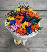 Букет цветов из:  Розы и Хризантемы в Константиновской Краснодарского края