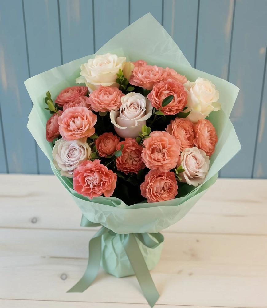 Букет цветов из: Розы в Константиновской Краснодарского края