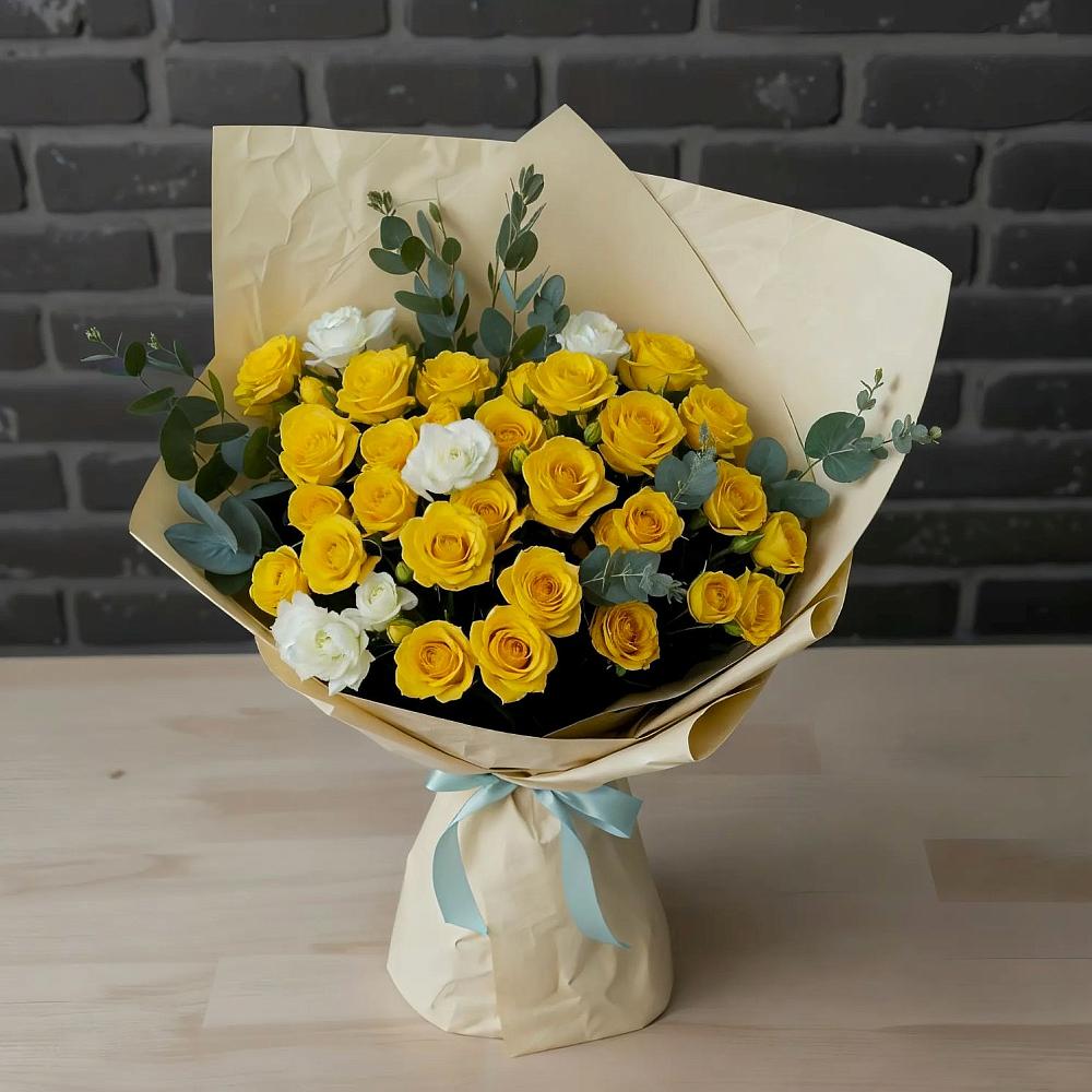 Букет цветов из: Розы в Константиновской Краснодарского края