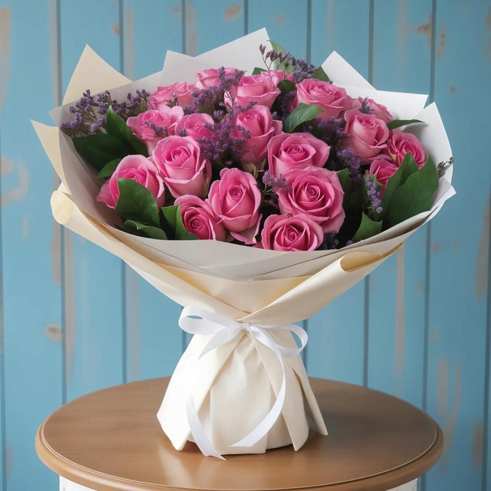 Букет цветов из: Розы в Константиновской Краснодарского края