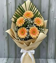 Букет цветов из:  Герберы в Константиновской Краснодарского края