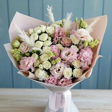 Букет цветов из:  Альстромерии и Розы #REPLACE_PRED# Константиновской Краснодарского края