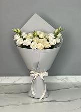 Букет цветов из:  Розы и Лизиантусы в Константиновской Краснодарского края